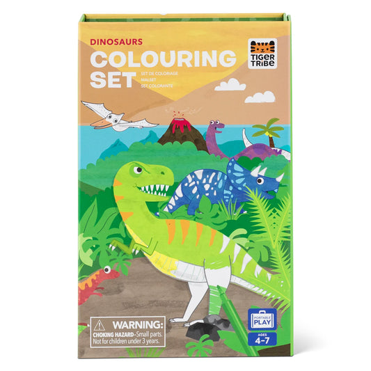 Tiger Tribe - Colouring Set - Dinosaurs