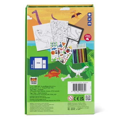 Tiger Tribe - Colouring Set - Dinosaurs