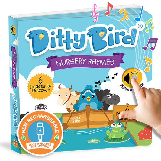 Ditty Bird - Nursery Rhymes - USB C Rechargeable