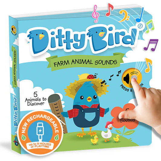 Ditty Bird - Farm Animal Sounds - USB C Rechargeable