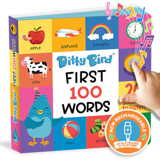 Ditty Bird - First 100 Words - USB C Rechargeable