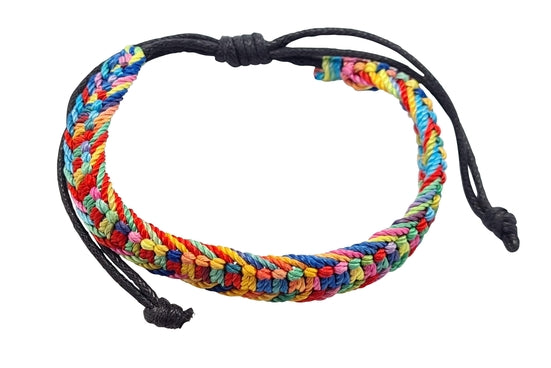 Naturally Design - Multi Colour Plait Bracelet