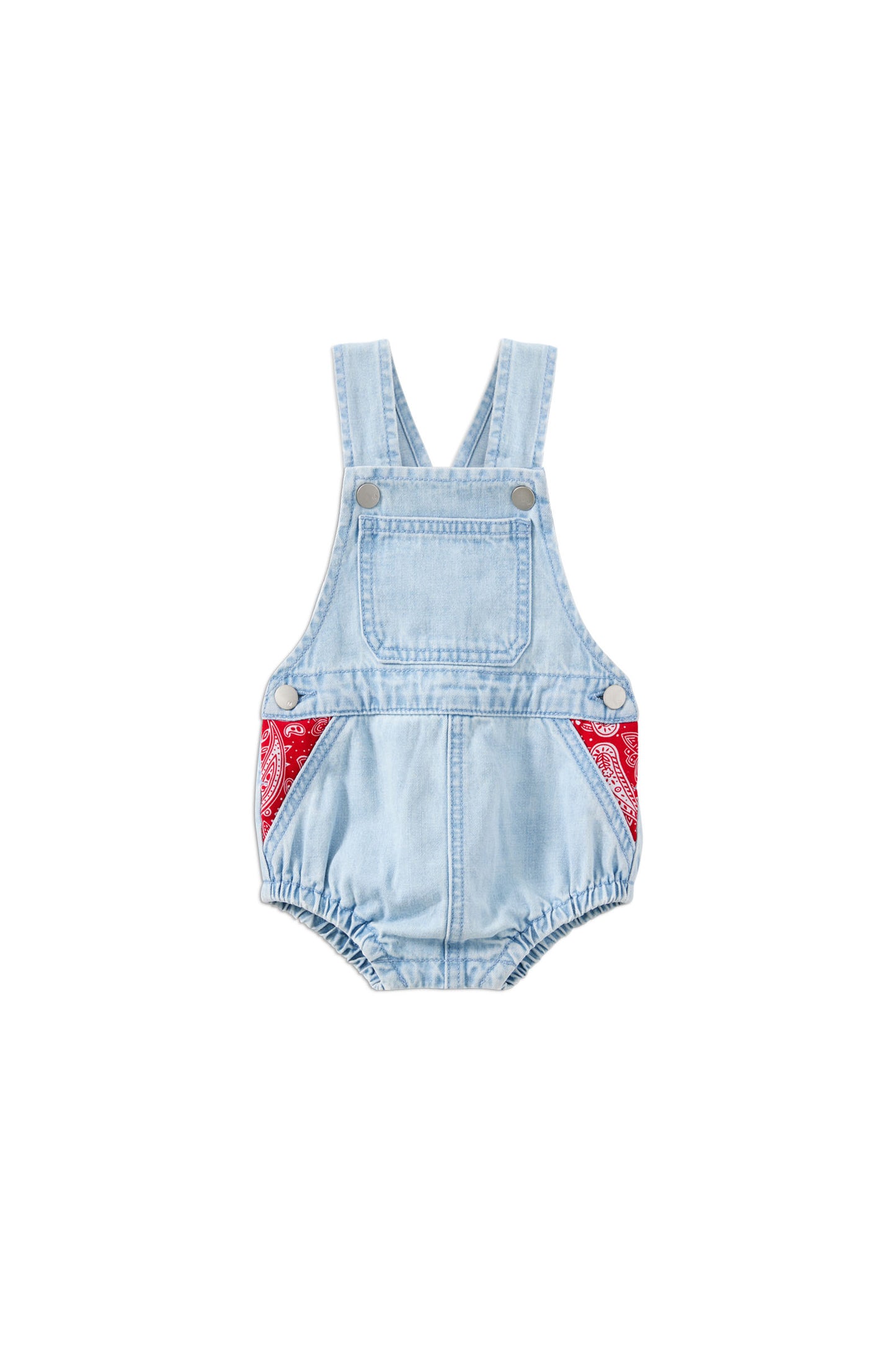 Milky - Bandana Denim Overall