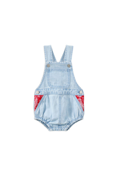 Milky - Bandana Denim Overall