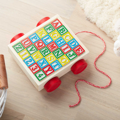 Melissa & Doug - Classic ABC Block Cart