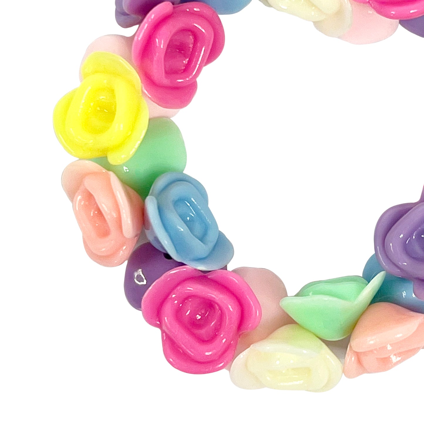 Pink Poppy - Pastel Roses Bracelet