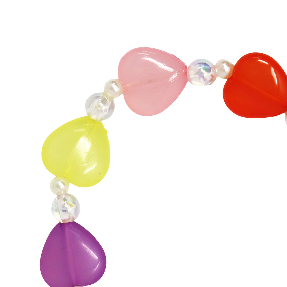 Pink Poppy - Heart Bracelet