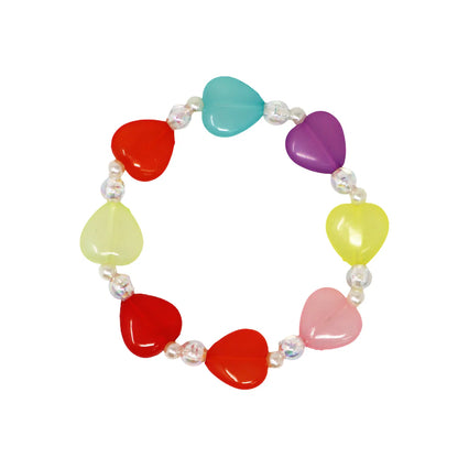 Pink Poppy - Heart Bracelet