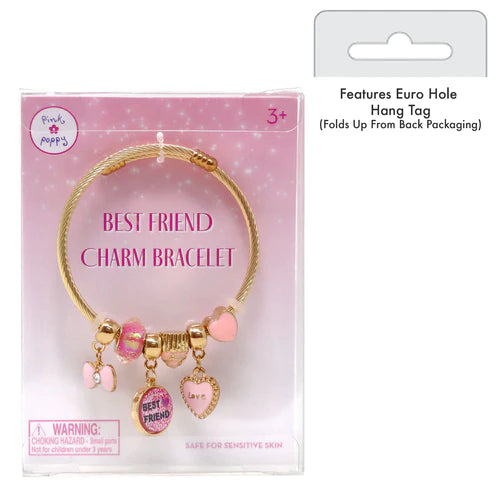 Pink Poppy - Charm Bracelet
