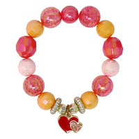 Pink Poppy's Love Bracelet