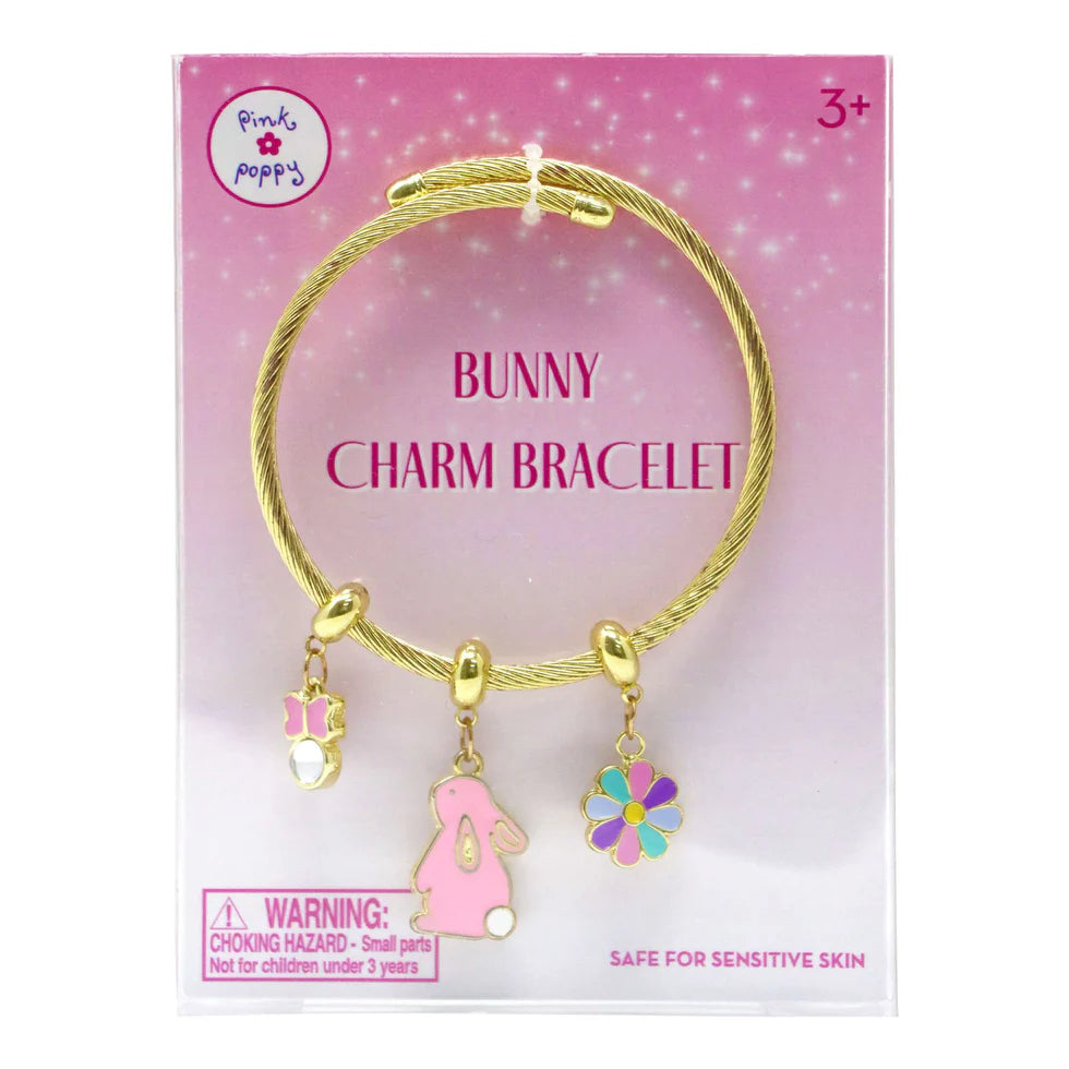 Pink Poppy - Bunny Charm Bracelet