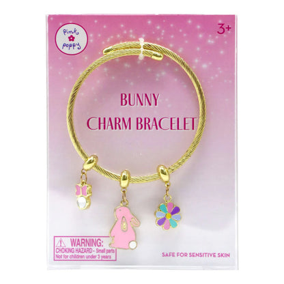 Pink Poppy - Bunny Charm Bracelet