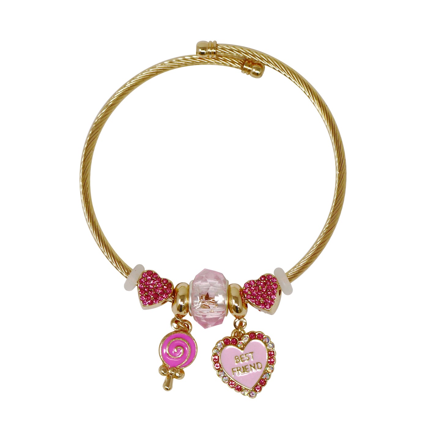 Pink Poppy - Best Friend Charm Bracelet
