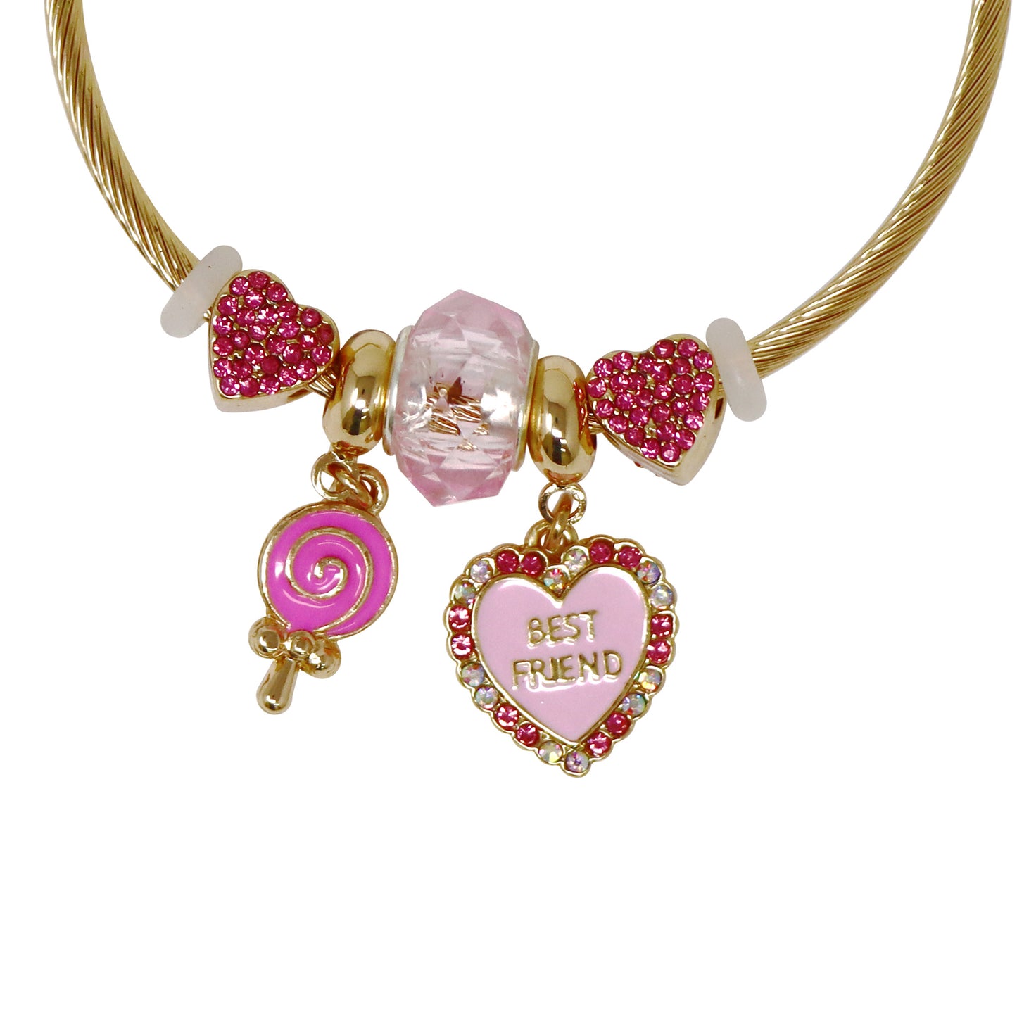 Pink Poppy - Best Friend Charm Bracelet