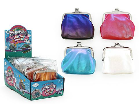 Laser Cloth Clip Purse