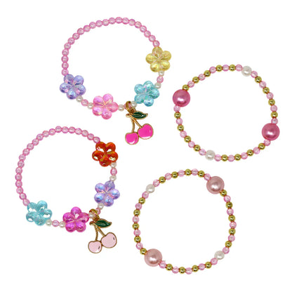 Pink Poppy - BFF Cherry Friendship Bracelet Set