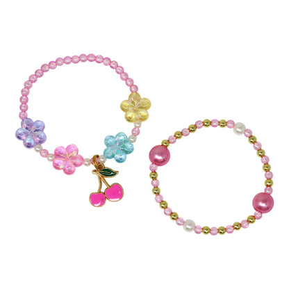 Pink Poppy - BFF Cherry Friendship Bracelet Set