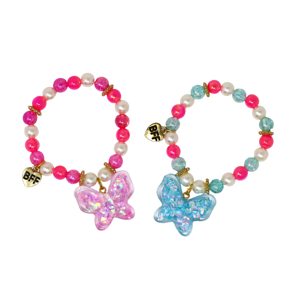 Pink Poppy - BFF Twinkle Butterfly Bracelet Set