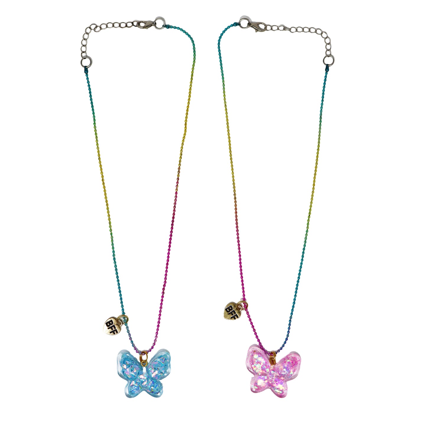 Pink Poppy - BFF Twinkle Butterfly Necklace Set