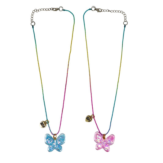 Pink Poppy - BFF Twinkle Butterfly Necklace Set