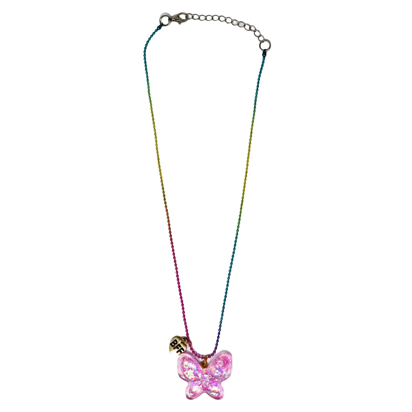 Pink Poppy - BFF Twinkle Butterfly Necklace Set