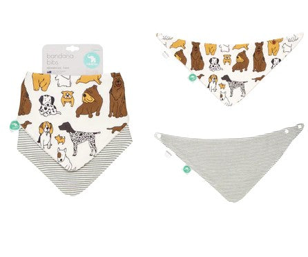 All4Ella - Bandana Bib - 2pk - Assorted