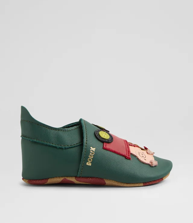 Bobux - Soft Sole - Rusty Ride Leather Flat Shoes