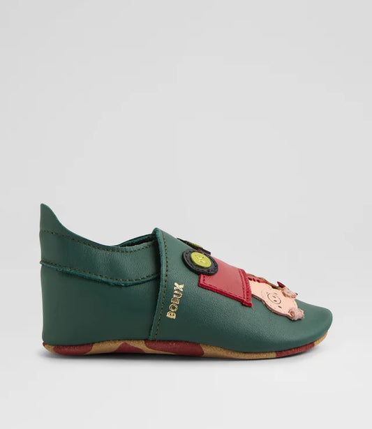 Bobux - Soft Sole - Rusty Ride Leather Flat Shoes