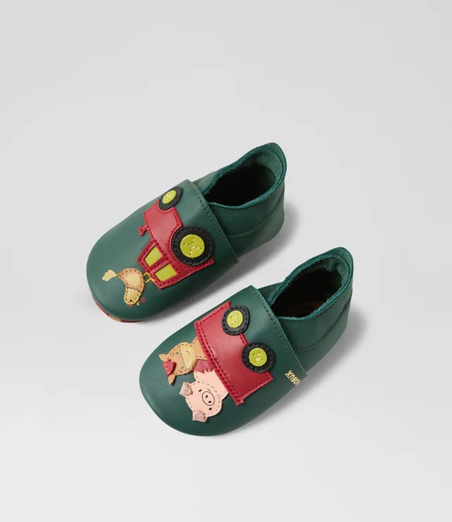 Bobux - Soft Sole - Rusty Ride Leather Flat Shoes