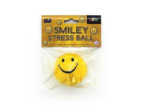 BALLS - SMILEY PRINT STRESS BALL