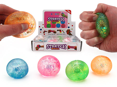 Squeeze Sugar Ball with Glitter (4cm)