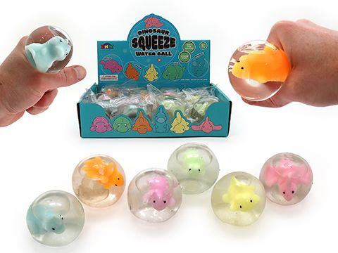 WATER SPLAT BALL W/DINOSAUR