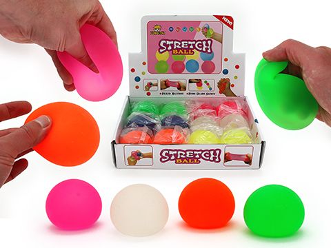 Squish Ball Sensory Neon Gel 6cm