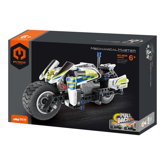 IM.Master - Pull Back Police Motorbike - 5806