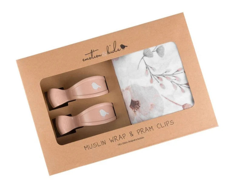 Emotion & Kids - Muslin Wrap & Pram Clips