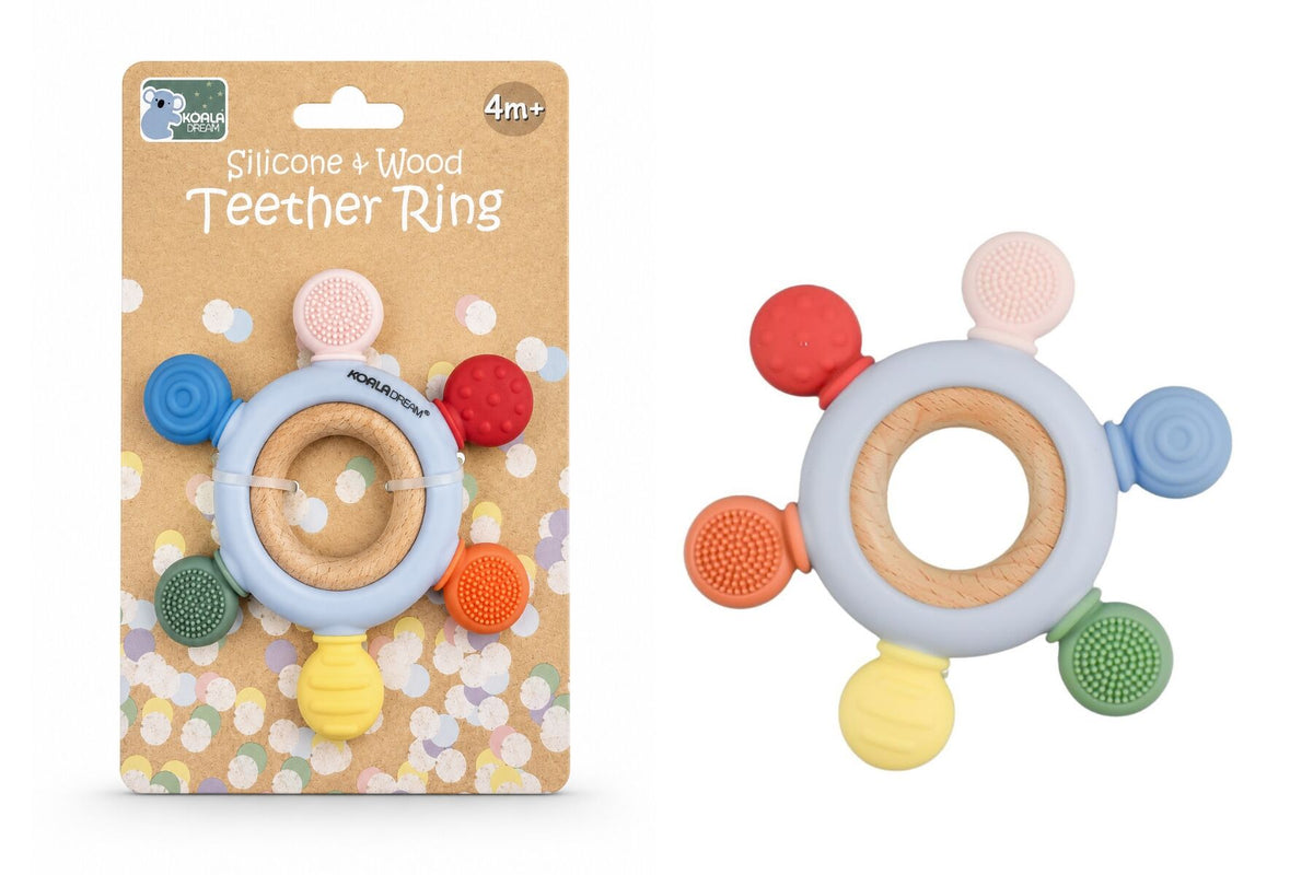 Koala Dream - Silicone and Wood Teether Ring