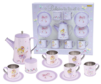 Ballerina Tin Tea Set 13pcs
