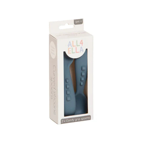 All4Ella - Comfy Grip Silicone Spoons