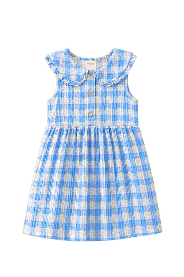 Milky - Daisy Check Dress