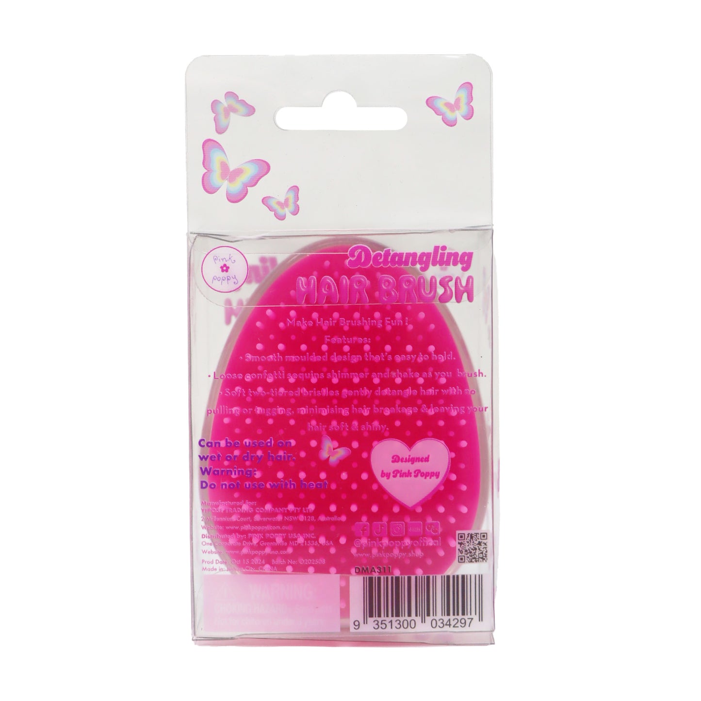 Pink Poppy - Dreamland Shaker Detangling Hair Brush