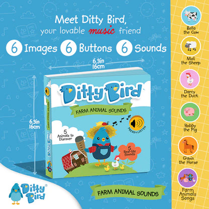 Ditty Bird - Farm Animal Sounds - USB C Rechargeable