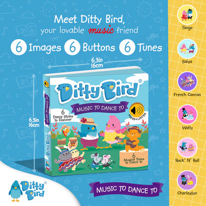 Ditty Bird - Music To Dance To - USB C Rechargeable