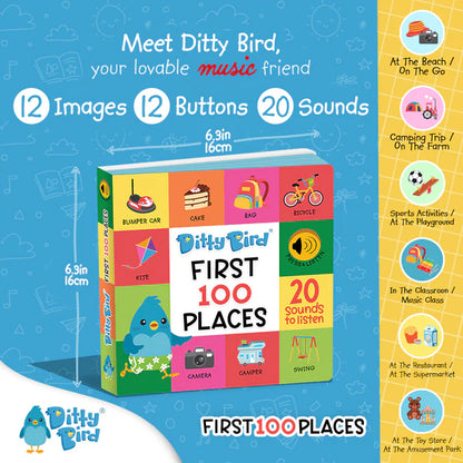 Ditty Bird - First 100 Places - USB C Rechargeable