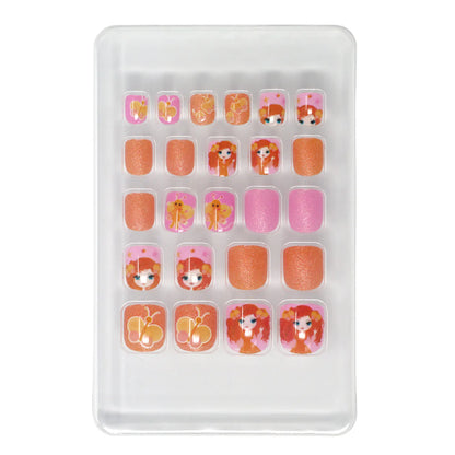Pink Poppy - Emma Memma Press On Nails