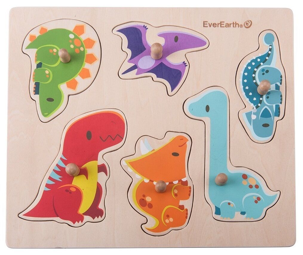 EverEarth - Dinosaur Peg Puzzle
