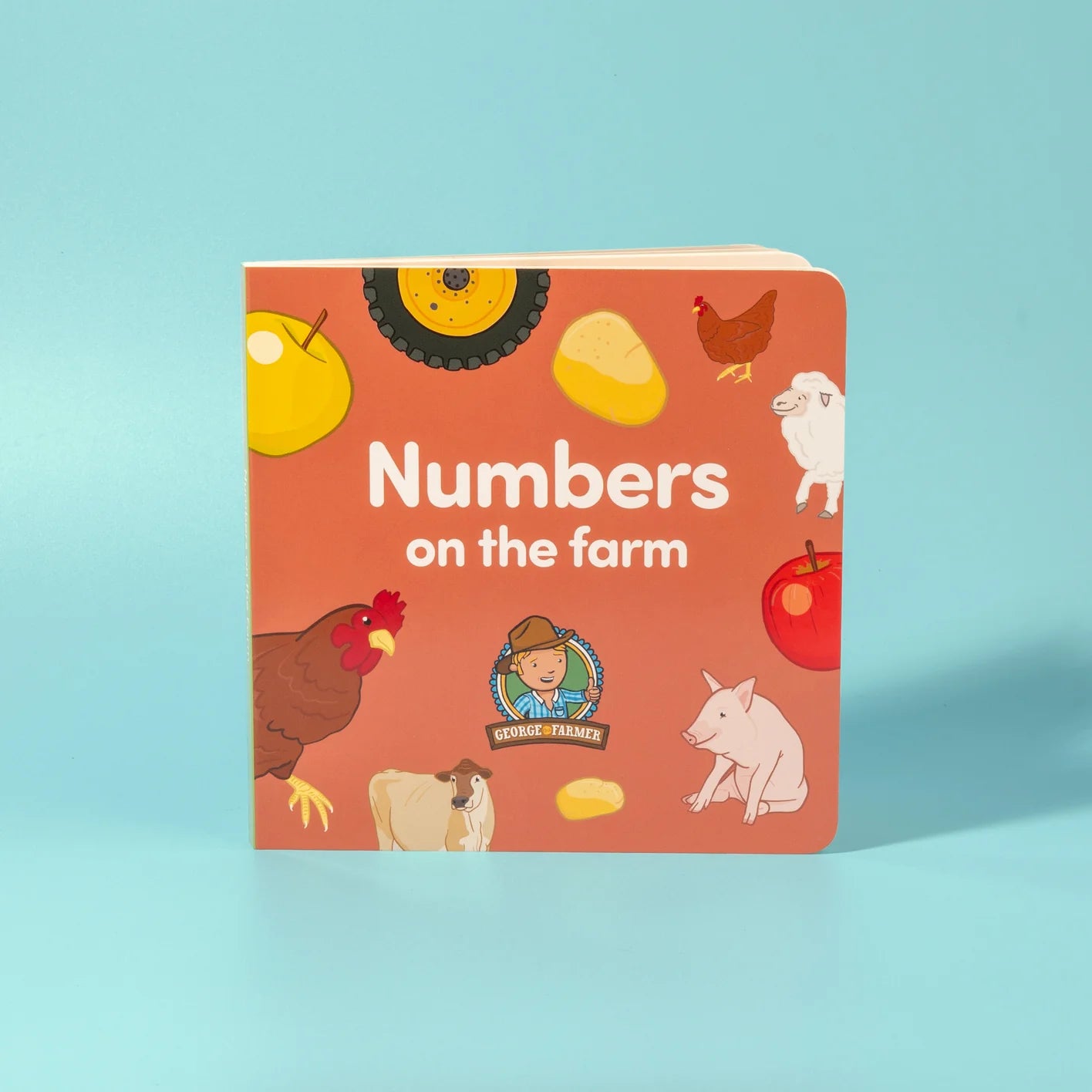 George the Farmer - Numbers On The Farm - Board Books