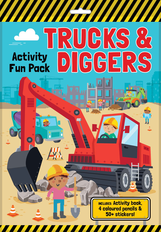 Trucks and Diggers - Activity Fun Pack
