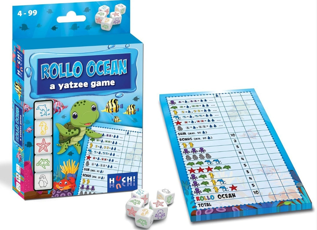 Rollo A Yahtzee Game:  Ocean
