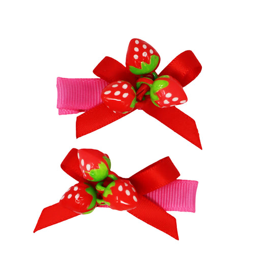Pink Poppy - Sweet Berry Hair Clip