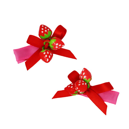 Pink Poppy - Sweet Berry Hair Clip
